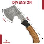 Viking Hand Forged Damascus Steel Battle Axe