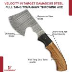 Viking Hand Forged Damascus Steel Battle Axe