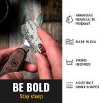 Viking Whetstone Pendant for Knife Sharpening