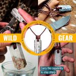 Viking Whetstone Pendant for Knife Sharpening