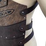 Viking Faux Leather Embossed Helmet and Armor Set