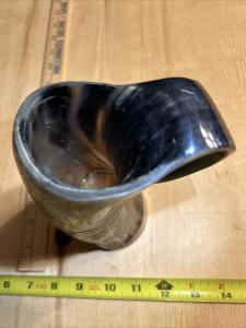 Viking Ox Horn Tankard for Ale and Beer