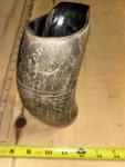 Viking Ox Horn Tankard for Ale and Beer