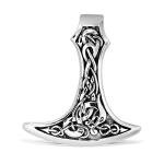 Viking Mammen Axe Sterling Silver Pendant Amulet