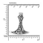 Viking Mammen Axe Sterling Silver Pendant Amulet
