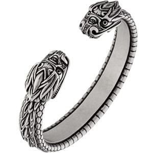 Viking Dragon Head Arm Ring Bracelet