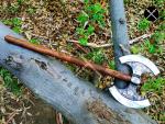 Double-Headed Bearded Viking Throwing Axe