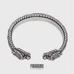 Viking Dragon Head Arm Ring Bracelet