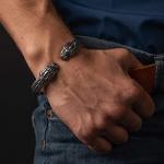 Viking Dragon Head Arm Ring Bracelet