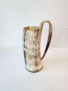 Viking Alehorn Beer Drinking Horn Tankard 13oz