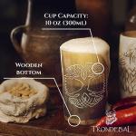 Trondebal Viking Drinking Horn Mug Set of 4