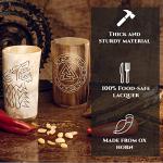 Trondebal Viking Drinking Horn Mug Set of 4