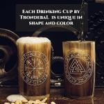 Trondebal Viking Drinking Horn Mug Set of 4