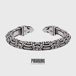 Viking Bracelet with Odin's Ravens Design