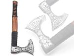 19-Inch Viking Axe with Leather Sheath