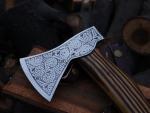 Handmade Viking Axe with Carbon Steel Blade