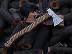 Handmade Viking Axe with Carbon Steel Blade
