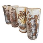 Engraved Viking Horn Cups Set – Odin & Thor Designs