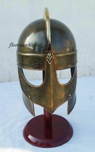 Viking Valsgarde Armor Helmet with Antique Finish
