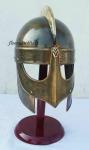 Viking Valsgarde Armor Helmet with Antique Finish