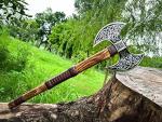 Double Headed Berserker Axe for Viking Warriors