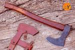 Custom Carbon Steel Viking Throwing Tomahawk Axe