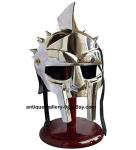 Viking-Style Gladiator Helmet with Display Stand