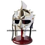 Viking-Style Gladiator Helmet with Display Stand