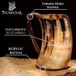 Trondebal Viking Horn Mug - Unique Drinking Cup