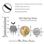 Sterling Silver Viking Bear Claw Necklace