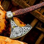 Custom Hand Forged Viking Axe - Perfect Gift