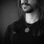Viking Wolf Yin Yang Necklace with Runes