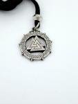 Valknut Charm Pendant Necklace for Viking Lovers