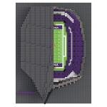 Minnesota Vikings 3D Stadium Building Block Set
