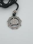 Valknut Charm Pendant Necklace for Viking Lovers