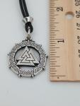 Valknut Charm Pendant Necklace for Viking Lovers