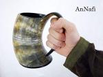 AnNafi® Viking Drinking Horn Mug for Beer