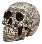 Viking Vegvisir Compass Talisman with Odin Skull