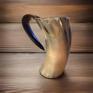 Viking Beer Horn Mug - Real Buffalo Horn
