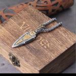 Odin's Spear Gungnir Viking Rune Pendant Necklace