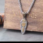 Odin's Spear Gungnir Viking Rune Pendant Necklace