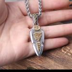 Odin's Spear Gungnir Viking Rune Pendant Necklace
