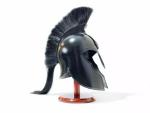 Corinthian Spartan Helmet with Plume for Halloween