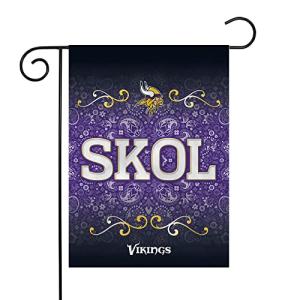 Minnesota Vikings Skol Double-Sided Garden Flag