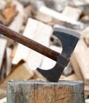 WICING 23.6" Double Bit Splitting Axe with Sheath