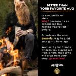 Viking Drinking Horn with Stand – Natural Ox Horn