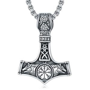 Thor's Hammer Necklace in Sterling Silver for All