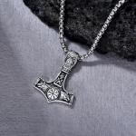 Thor's Hammer Necklace in Sterling Silver for All