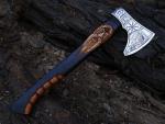 Personalized Viking Tomahawk Axe with Sheath