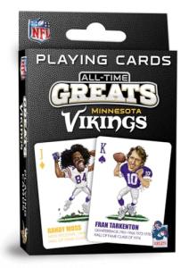 Minnesota Vikings All-Time Greats Playing Cards